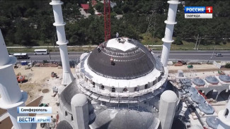 Основные строительно-монтажные работы завершены в Соборной мечети Крыма