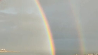 Огромная радуга появилась над бухтой Круглая в Севастополе