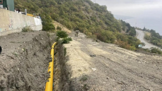 На ЮБК продолжают прокладывать межпоселковый газопровод