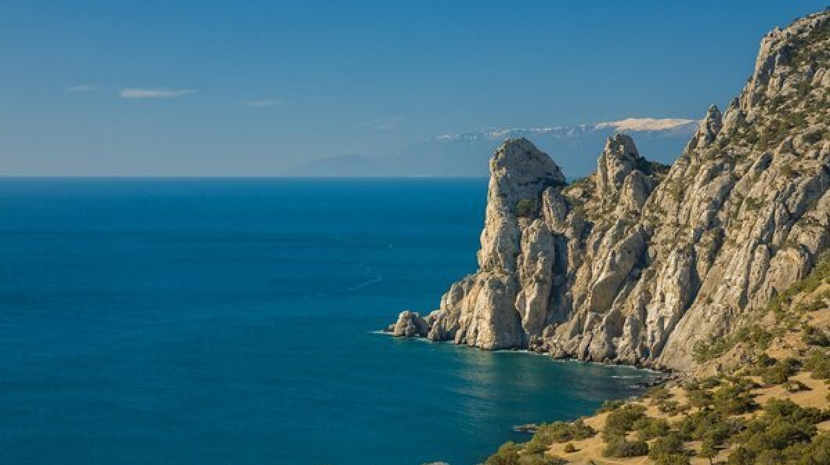 Горы Крыма на карте