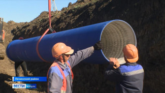 Новый тракт водоподачи строят в Крыму