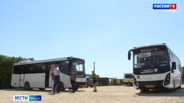 Открылось автобусное сообщение между Крымом, Херсонской и Запорожской областями