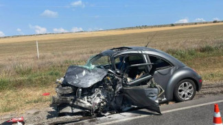 Иномарка столкнулась с кроссовером в Бахчисарайском районе