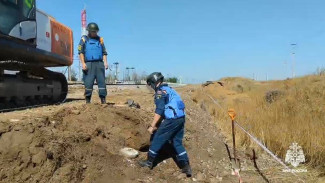  В Ленинском районе обезвредили 8 противотанковых мин и 1 саперный заряд времён Великой Отечественной войны