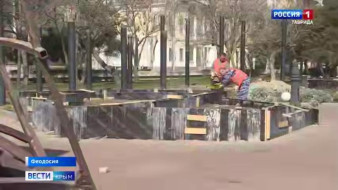 В Феодосии приступили к работам по обновлению городской набережной