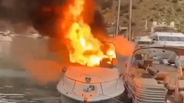 На стоянке яхт в Балаклаве произошёл пожар