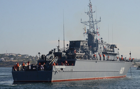 В Севастополе произошёл «пожар» на противоминном корабле ЧФ