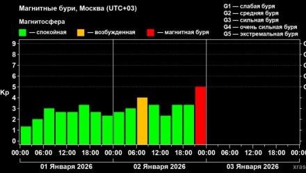 Первая магнитная буря в 2026 году началась на Земле