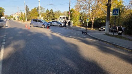 Водитель электросамоката пострадал в ДТП в Севастополе
