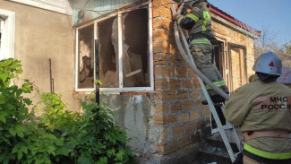 На пожаре в Белогорске пострадали люди 