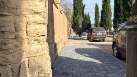  В центре Керчи ремонтируют пешеходные зоны