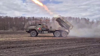  Расчёт РСЗО «Град» уничтожил скопление пехоты ВСУ в лесном массиве в Сумской области