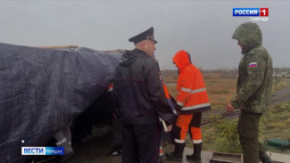 В Джанкое военные следователи провели рейд на одном из строительных участков, где реконструируют путепровод
