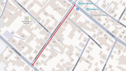 В Симферополе завтра частично ограничат движение на участке улицы Нижнегоспитальная