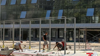 Капремонт автовокзала в Ялте находится в высокой степени готовности
