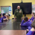 В «Артеке» проходит встреча с заместителем командира бригады «Барс-Крым» Арменом Мартояном