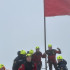 На горе Ай-Петри установили Знамя Победы