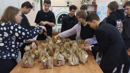 Школьники из Черноморского района собрали для военных новогодние подарки
