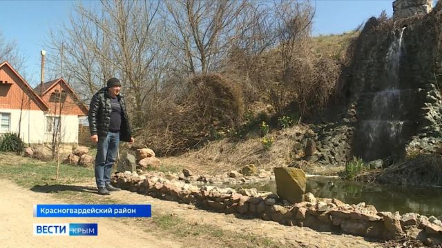 Крымчанин создал оазис посреди степи