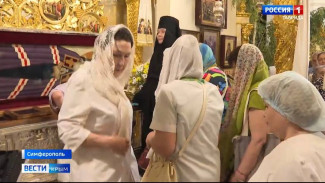 В Свято-Троицком монастыре прошел молебен в честь святителя Луки, архиепископа Симферопольского и Крымского