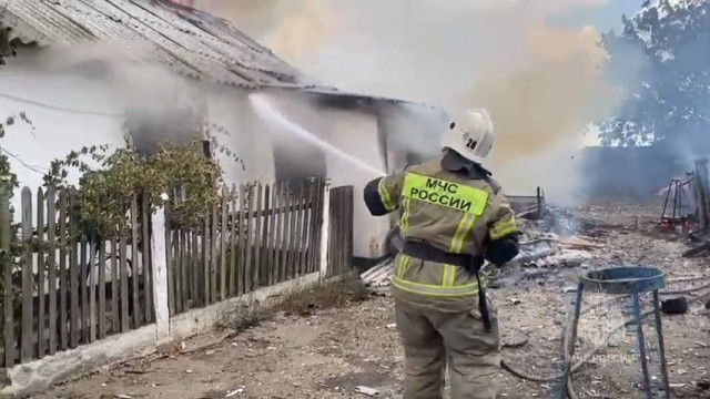 В Джанкойском районе пожилая женщина получила ожоги во время пожара в своём доме
