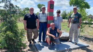 В селе Шахтино памятный пограничный столб готов к открытию