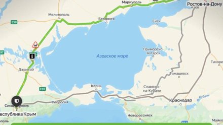 Госавтоинспекция Крыма информирует об альтернативном маршруте в связи с массовым затором к проезду через Крымский мост со стороны Керчи 