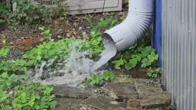 Сильный дождь в Симферополе