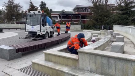 Фонтаны в Екатерининском парке Симферополя готовят к запуску