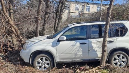 Пьяный севастополец на легковушке протаранил дерево на обочине