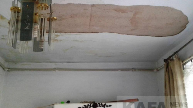 В Феодосии у ветерана войны во время празднования 90-летия обвалился потолок