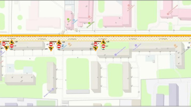 В Симферополе временно перекроют улицу Семашко из-за ремонта 