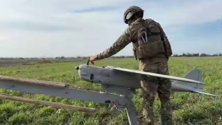 Расчёт БпЛА «Орлан-10» группировки войск «Днепр» скорректировал боевую работу РСЗО «Град»