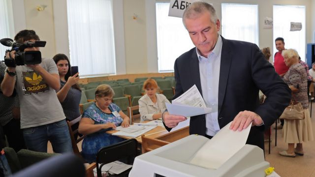 Сергей Аксёнов о ходе голосования в Республике Крым