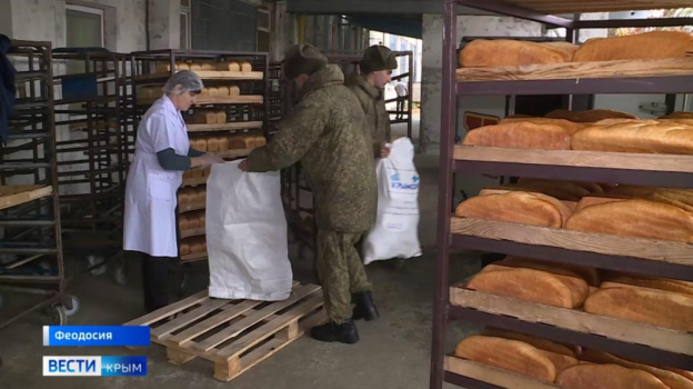 Крым ежедневно отправляет хлеб в зону СВО