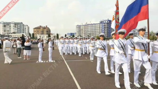 В Нахимовском военно-морском училище состоялась торжественная церемония, посвященная Дню знаний