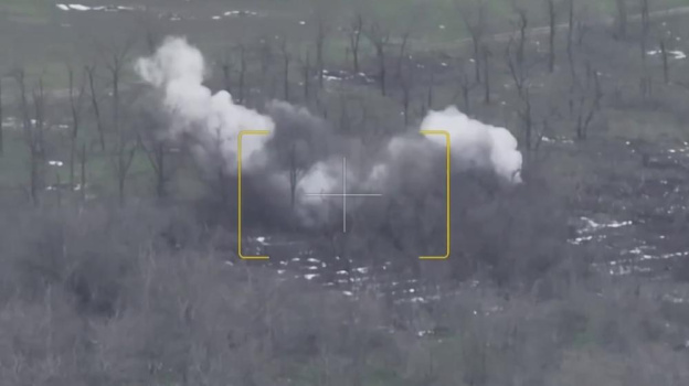 Российские артиллеристы уничтожили живую силу и укрепленный пункт временной дислокации ВСУ