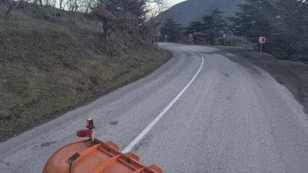 В Крыму продолжают следить за состоянием дорог