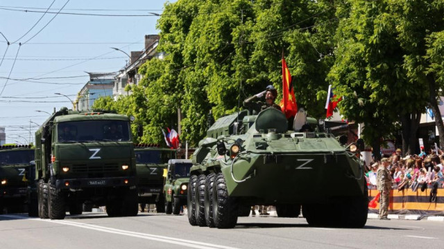 Участники спецоперации на Украине приняли участие в Параде Победы в Симферополе 