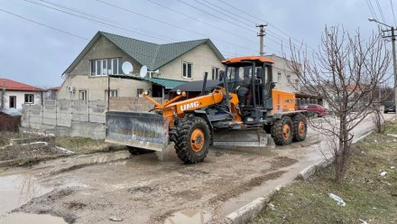 Грейдирование дорог началось в Бахчисарае