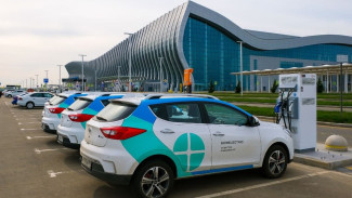 Станция зарядки электромобилей заработала в аэропорту Симферополя