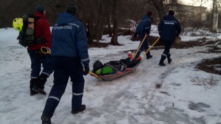 Лыжник разбил голову в Холодном кулуаре