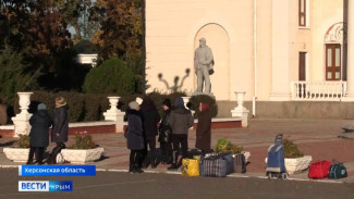 Эвакуация жителей Херсонщины продолжается