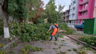 Девять улиц Симферополя пострадали от шторма
