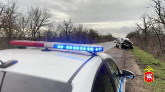 В Джанкойском районе произошло тройное ДТП: один человек погиб, четверо госпитализованы