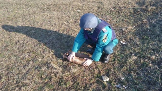В Крыму ликвидировали 5 боеприпасов времен войны