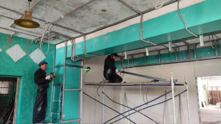 Капремонт Дома культуры в селе Морском идёт по графику