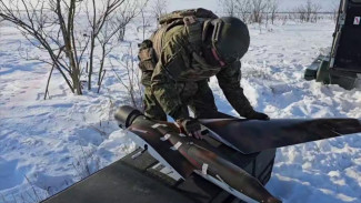 Расчет барражирующего боеприпаса «Ланцет» группировки войск «Днепр» уничтожил РЛС ВСУ на правобережье Днепра