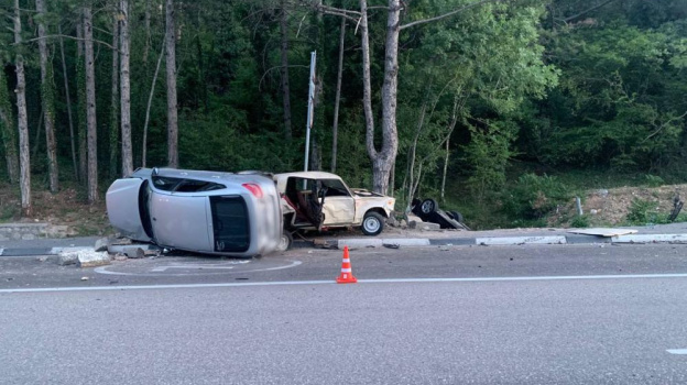 Подросток пострадал в ДТП с тремя автомобилями под Алупкой