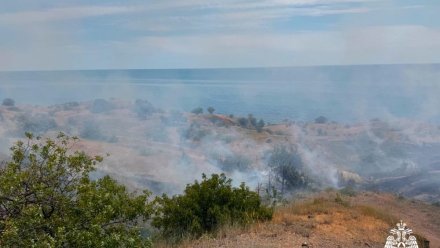 Пожар в селе Солнечногорское полностью потушили